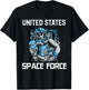 United States Space Force Space Man T-Shirt - T-Shirt | Black