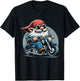 Biker Gnome Riding Motorbike T-Shirt - T-Shirt | Black
