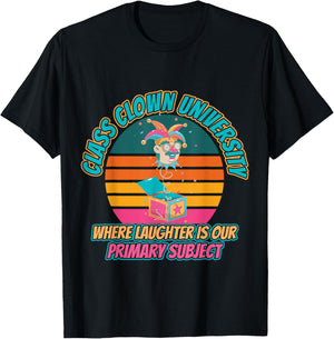University Class Clown Fun College Life T-Shirt - T-Shirt | Black
