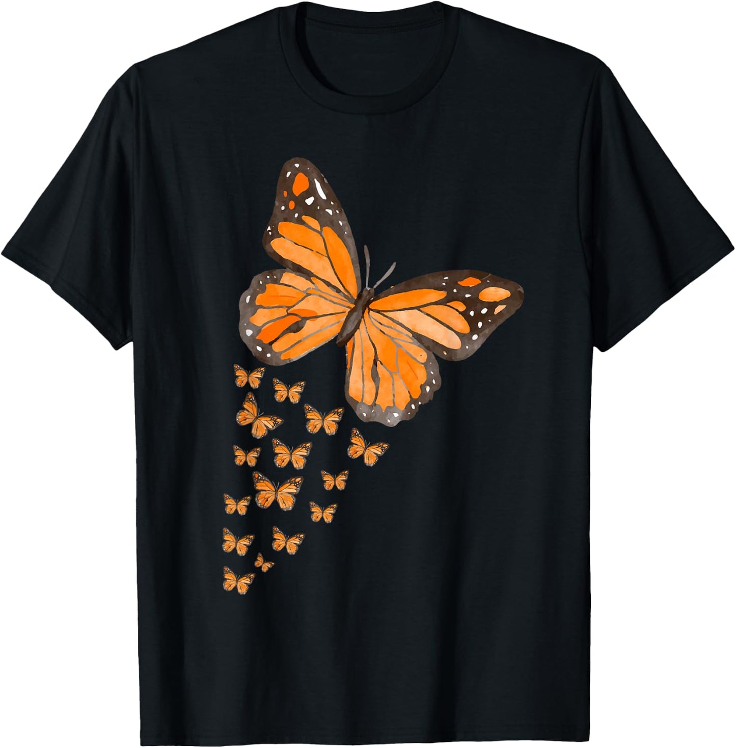 Monarch Butterfly Butterfly Lovers T-Shirt - T-Shirt | Black