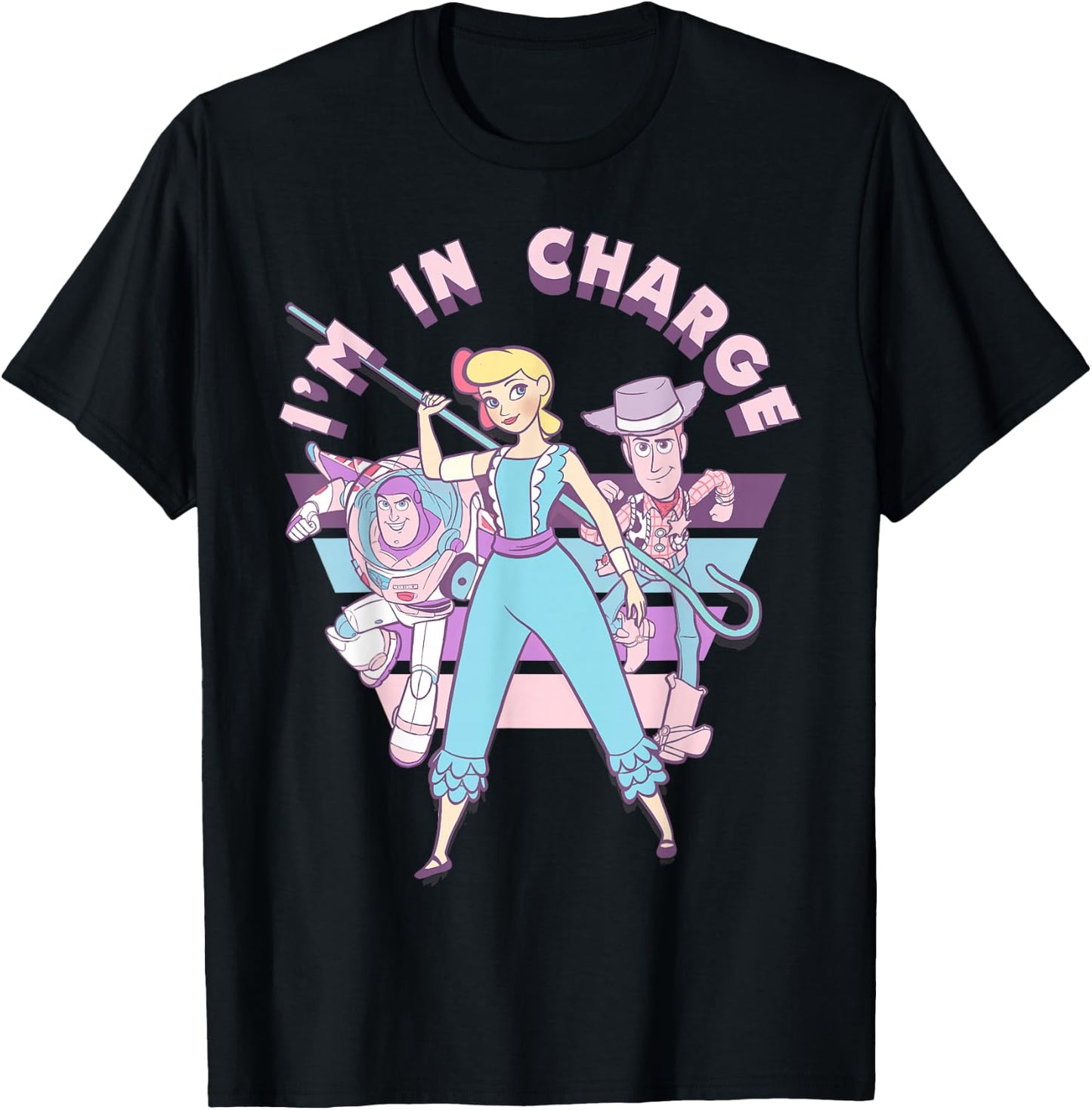 Disney Pixar Toy Story Little Bo Peep I'm In Charge T-Shirt - T-Shirt | Black