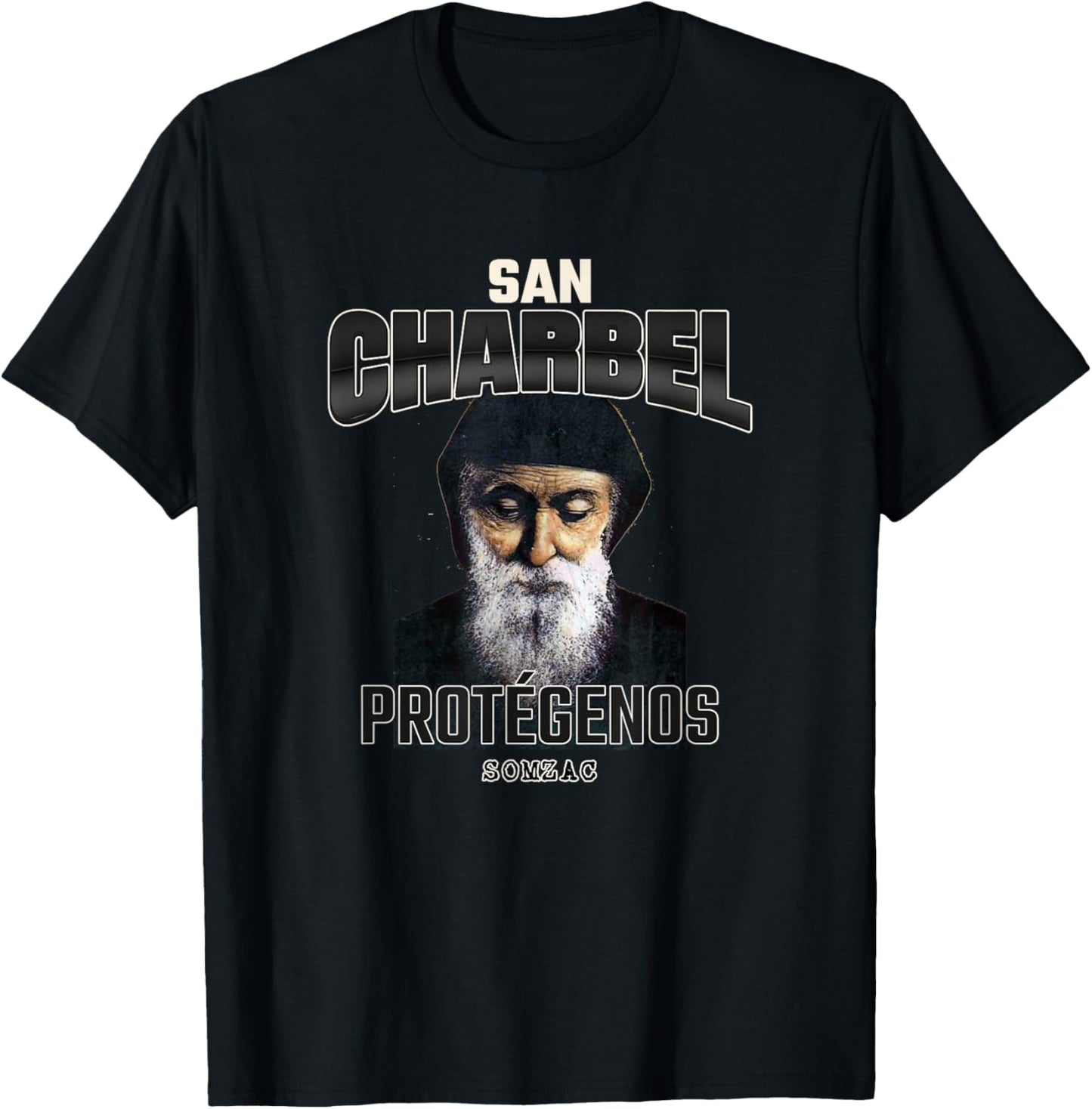 San Charbel Makhlouf, Saint Charbel T-Shirt - T-Shirt | Black