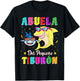 Abuela del Pequeño Tiburón nieto cumpleaños tiburón T-Shirt - T-Shirt | Black