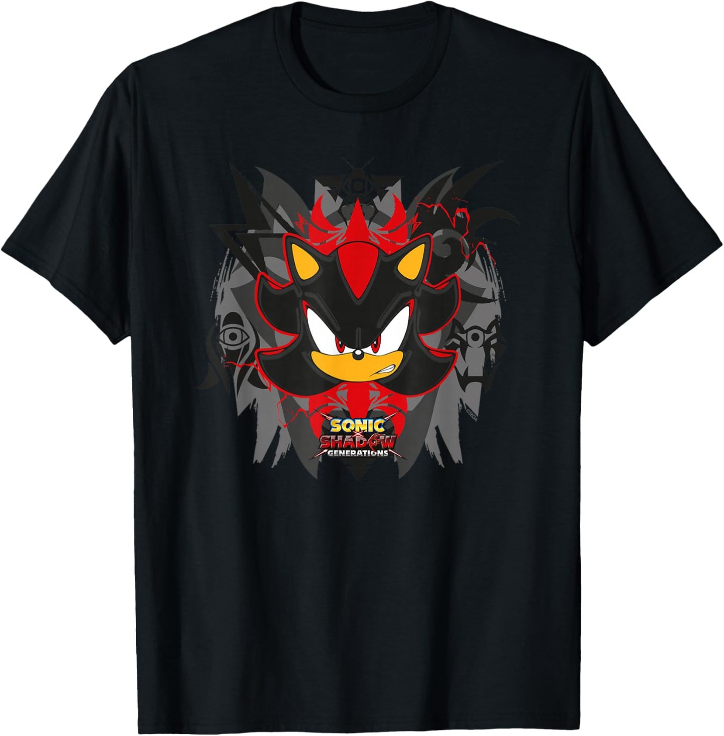 Sonic The Hedgehog, Sonic X Shadow Generations - Symbols T-Shirt - T-Shirt | Black