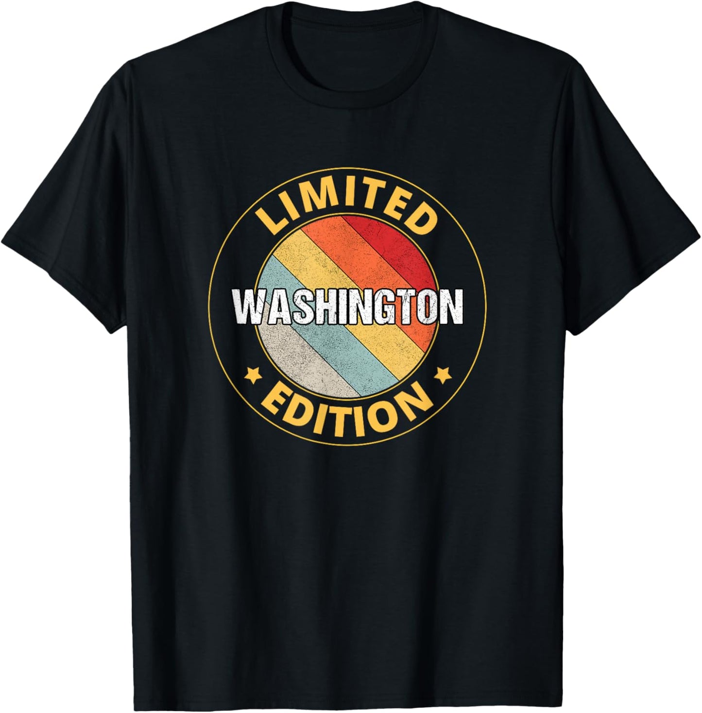 Washington Name T-Shirt - T-Shirt | Black
