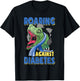 Diabetic Toddler Kids Diabetes Awareness Month T Rex T-Shirt - T-Shirt | Black
