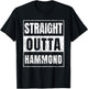 Straight Outta Hammond Indiana T-Shirt - T-Shirt | Black