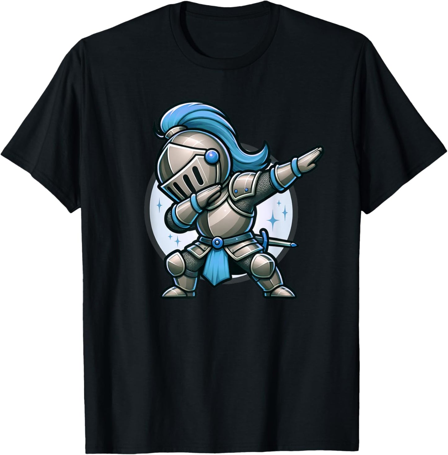 Ren Faire Dabbing Medieval Knight Funny Renaissance Faire T-Shirt - T-Shirt | Black