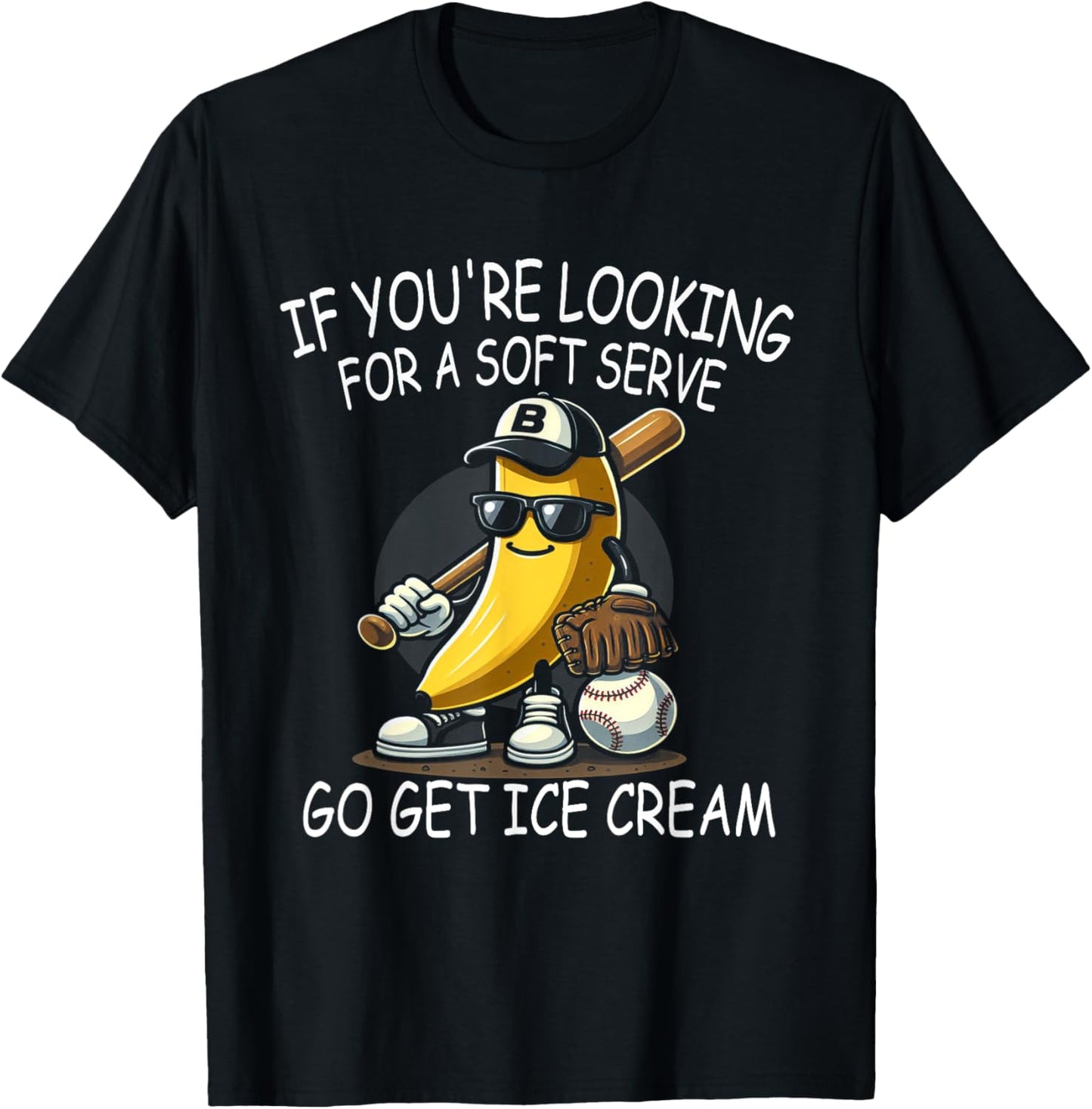 IF You Are Looking For Soft Serve Go Get Ice Cream Women Kids T-Shirt - T-Shirt | Black