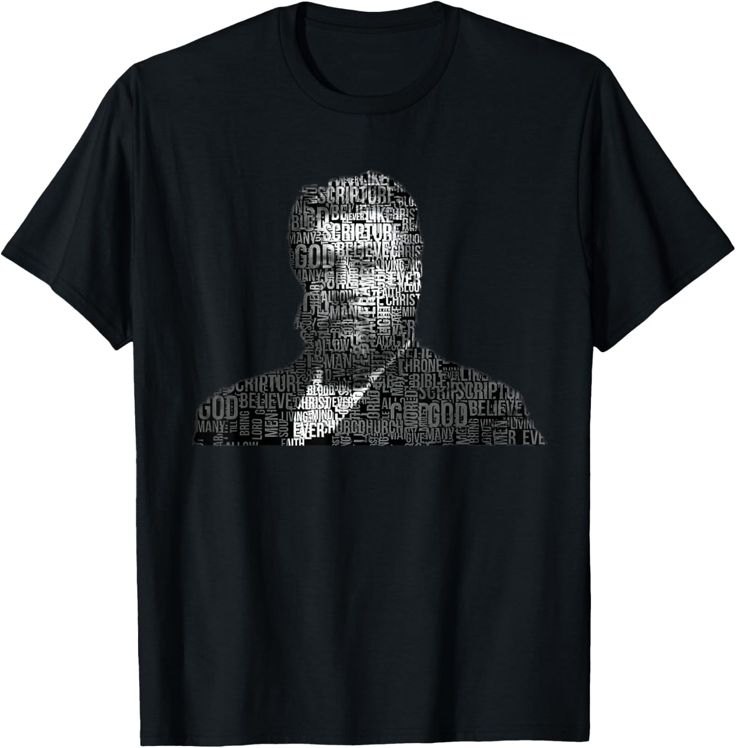 Charles Spurgeon Christian Preacher Word Cloud T-Shirt - T-Shirt | Black