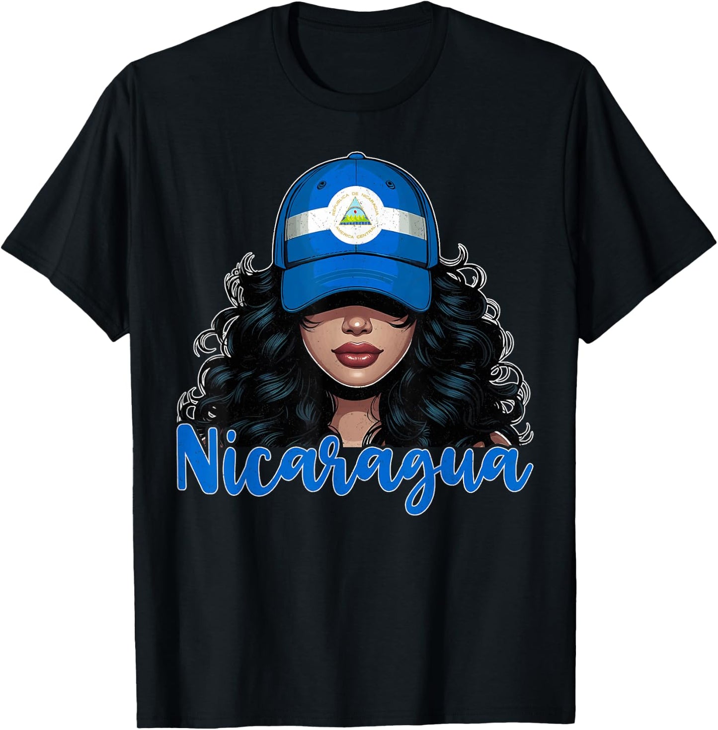 Nicaraguan Girl Nicaragua Flag Proud Nicaragüense Women T-Shirt - T-Shirt | Black