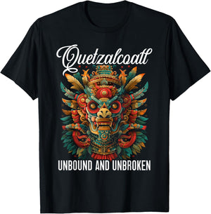 Aztec God Aztec Culture Mayan Indigenous Quetzalcoatl T-Shirt - T-Shirt | Black