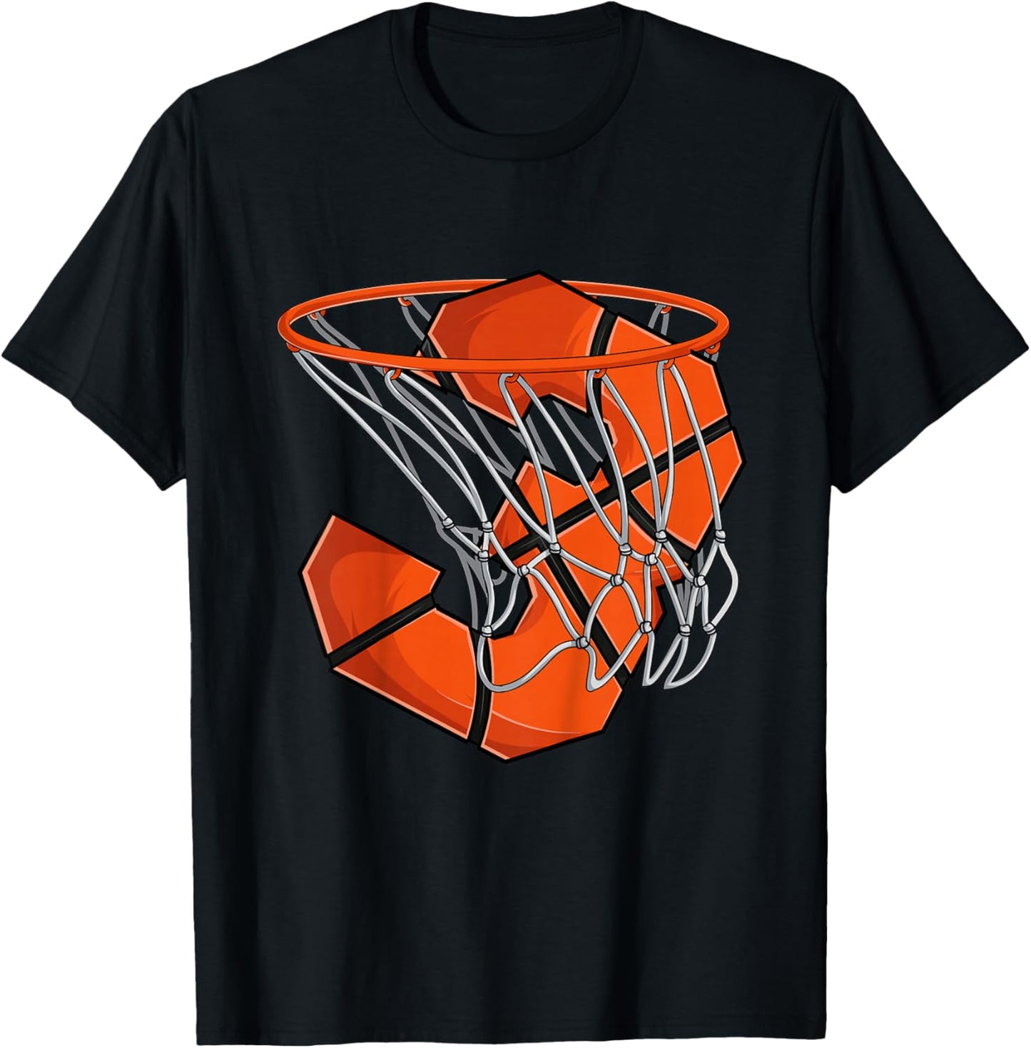 3rd Birthday Basketball Shirt Kids, Boys 3 Year Old Toddler T-Shirt - T-Shirt | Black