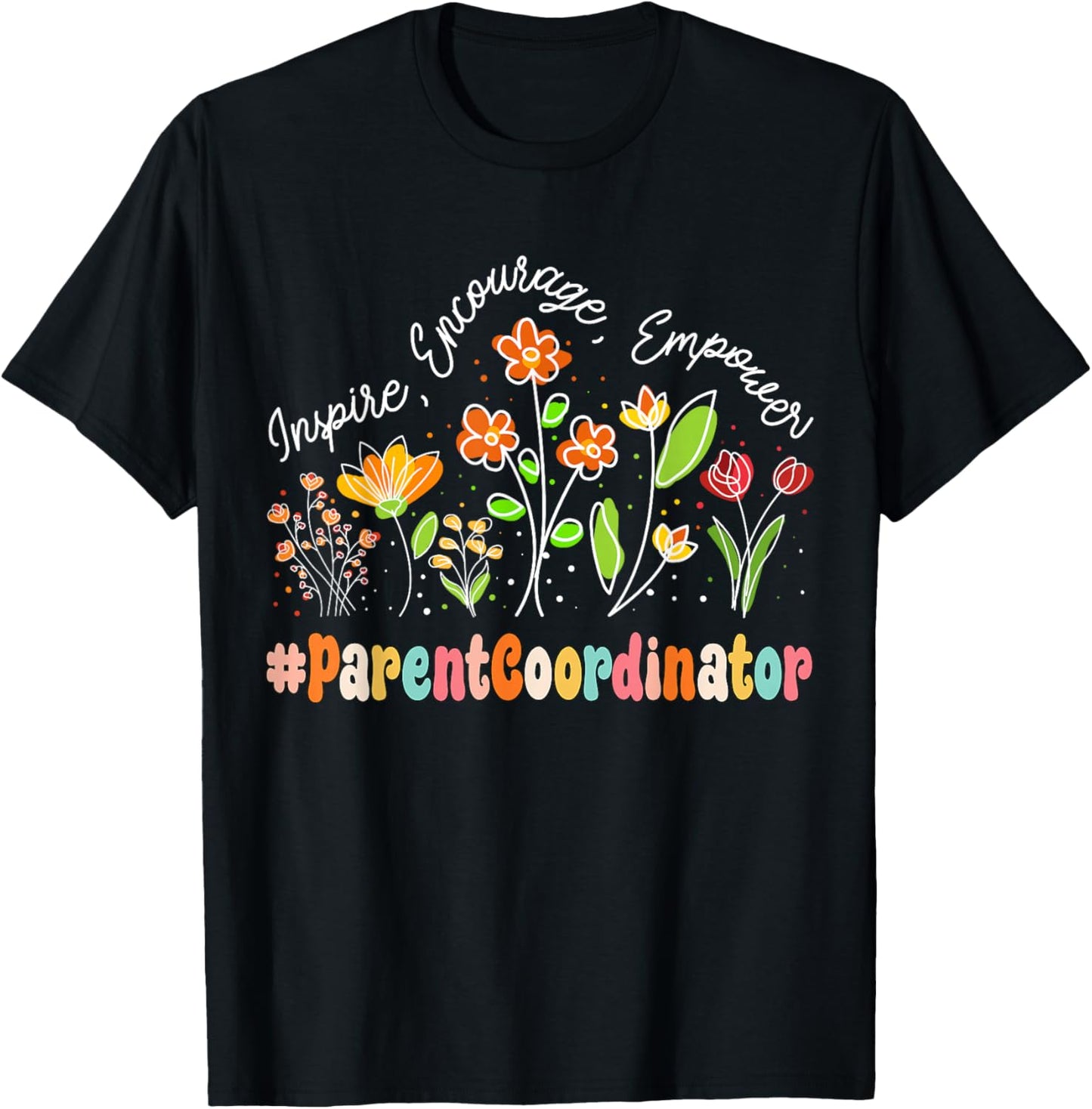 Parent Coordinator Appreciation Week Teacher Back to School Men Women Girls Kids T-Shirt - T-Shirt | Black