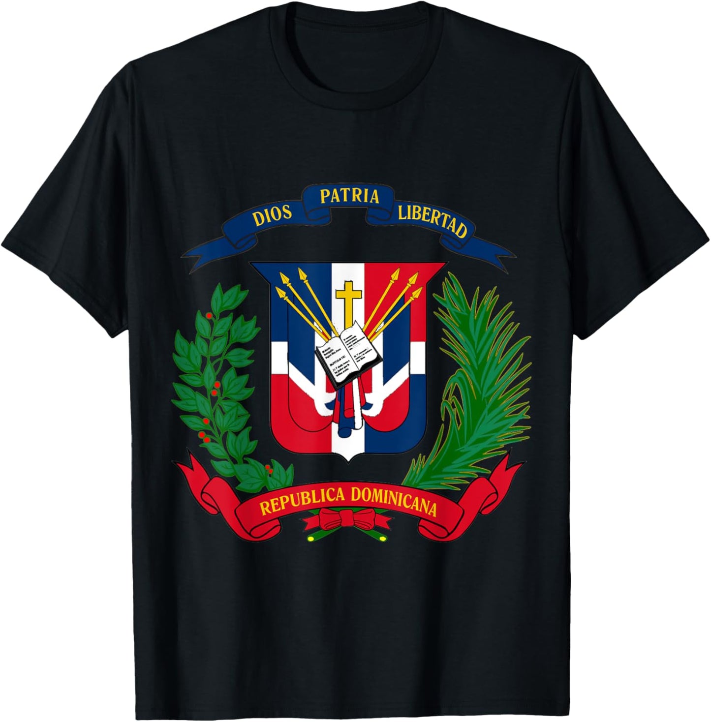 Escudo Dominicano T-Shirt - T-Shirt | Black