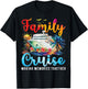 Family Cruise 2025 Family Matching Cruise Vacation Party T-Shirt - T-Shirt | Black
