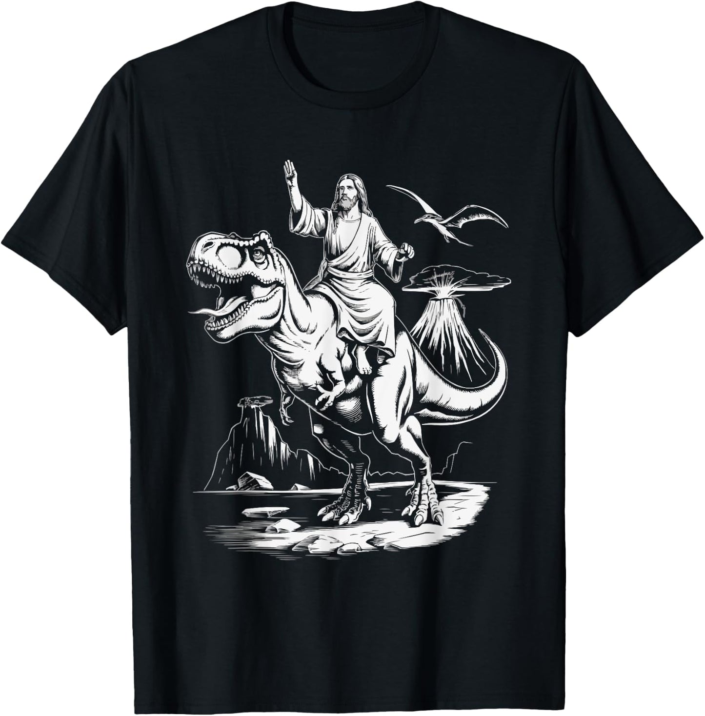 Funny Jesus Christ Religious Christian Believer Christianity T-Shirt - T-Shirt | Black