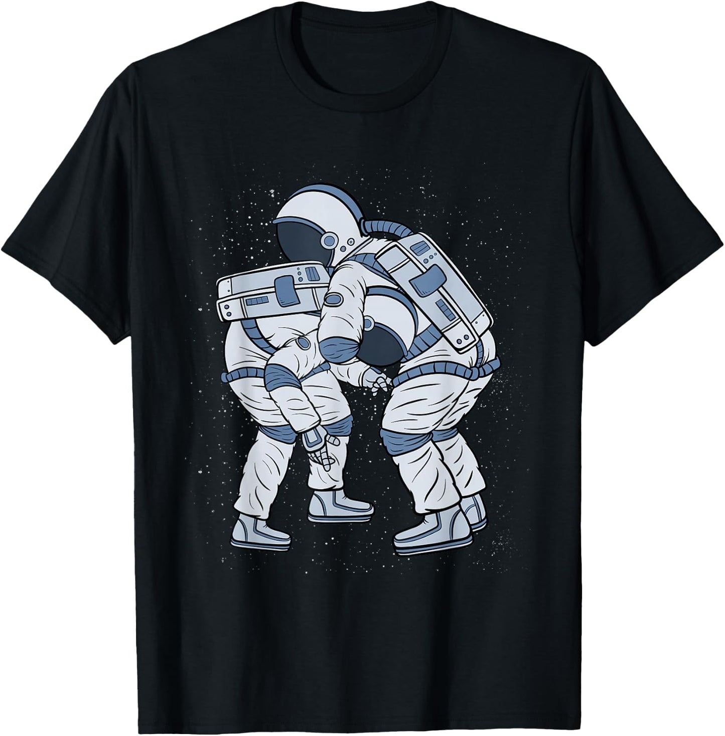 Jiu-Jitsu Astronaut Jiu Jitsu BJJ Martial Arts Combat Sport T-Shirt - T-Shirt | Black