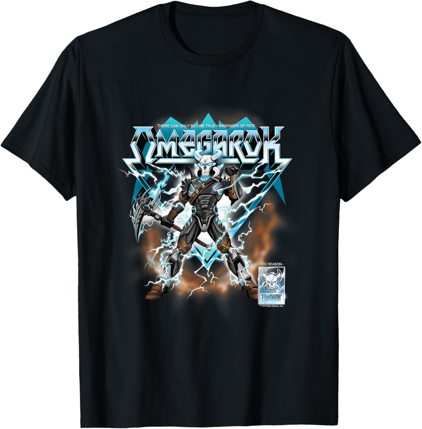 Fortnite Omegarok True Harbinger Of Fate T-Shirt - T-Shirt | Black