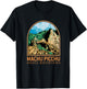 Machu Picchu Peru Landmark Emblem Vintage T-Shirt - T-Shirt | Black