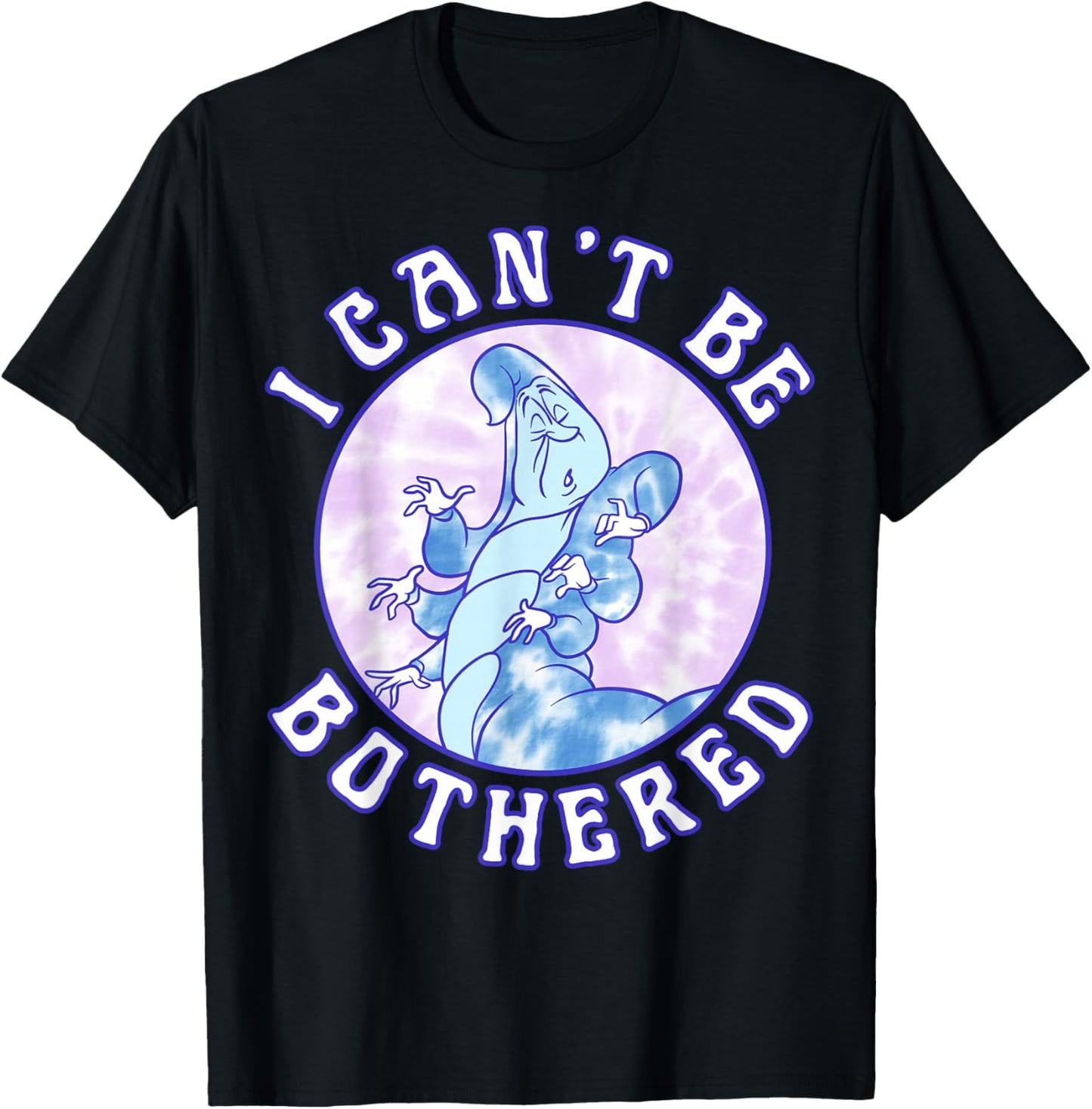Disney Alice in Wonderland Caterpillar I Can't Be Bothered Small T-Shirt - T-Shirt | Black