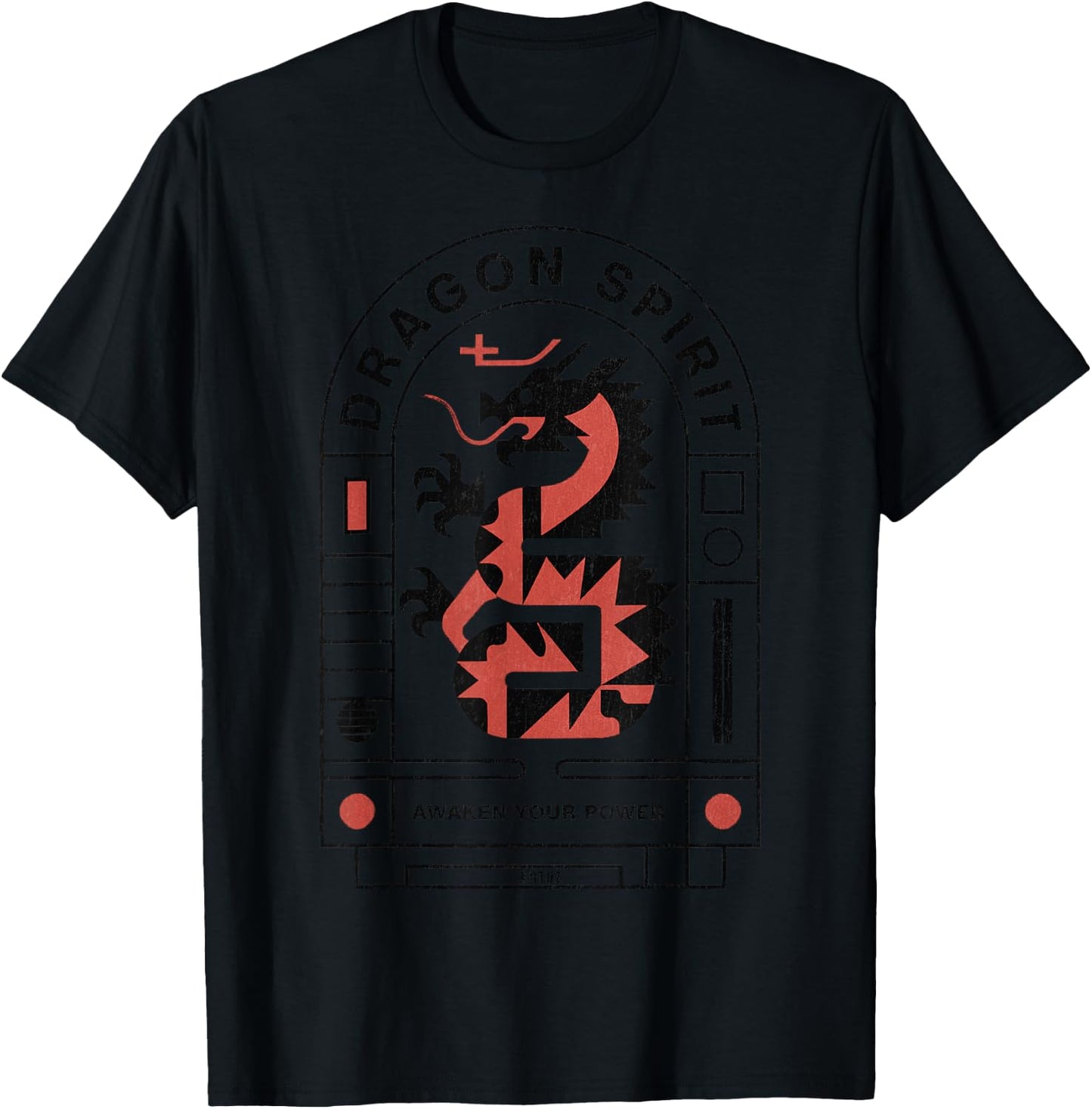 Aesthetic Dragon Retro Vintage Streetwear Fashion Women Men T-Shirt - T-Shirt | Black