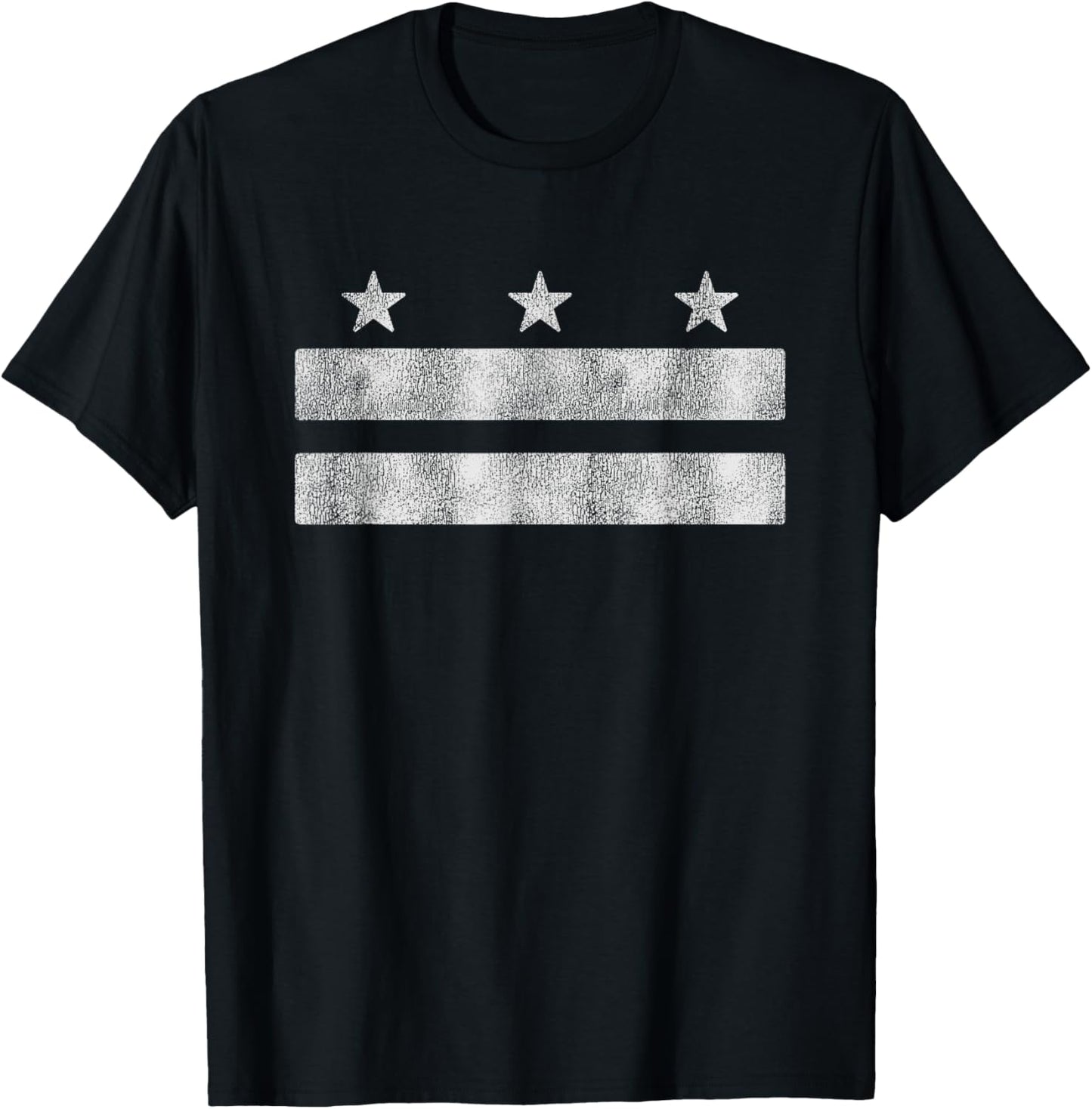Washington DC Flag District of Columbia Souvenir T-Shirt - T-Shirt | Black