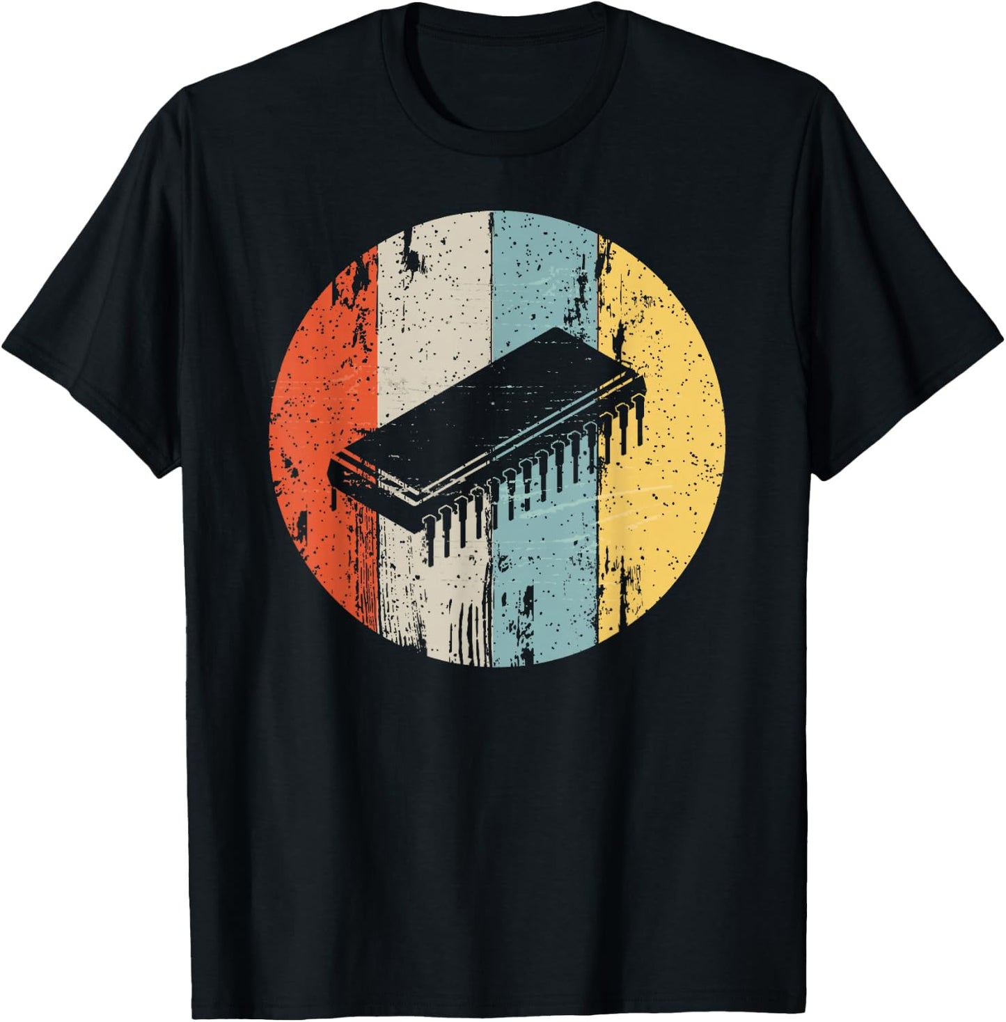 Electronics circuit product Gift nerds geeks programmers T-Shirt - T-Shirt | Black