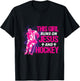 This Girl Runs On Jesus And Hockey I Hockey Player T-Shirt - T-Shirt | Black