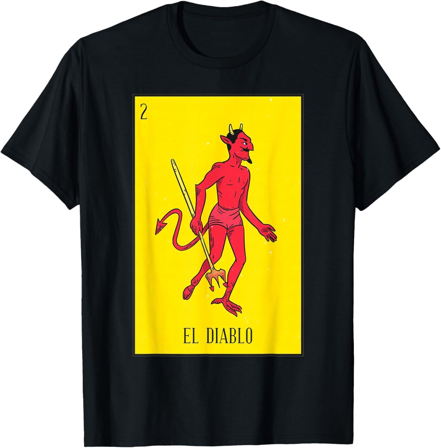el diablo Mexican Lottery culture T-Shirt - T-Shirt | Black