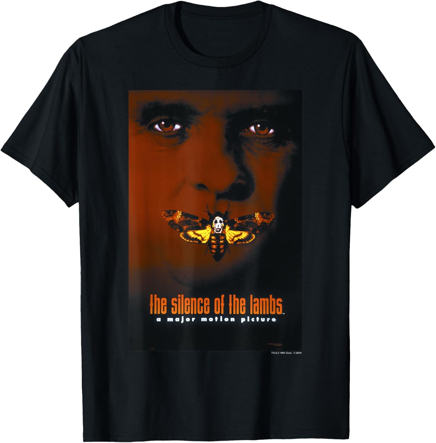 The Silence Of The Lambs Moth Poster T-Shirt - T-Shirt | Black