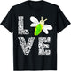 Firefly Love Lightning Bugs Insects Catch Fireflies T-Shirt - T-Shirt | Black