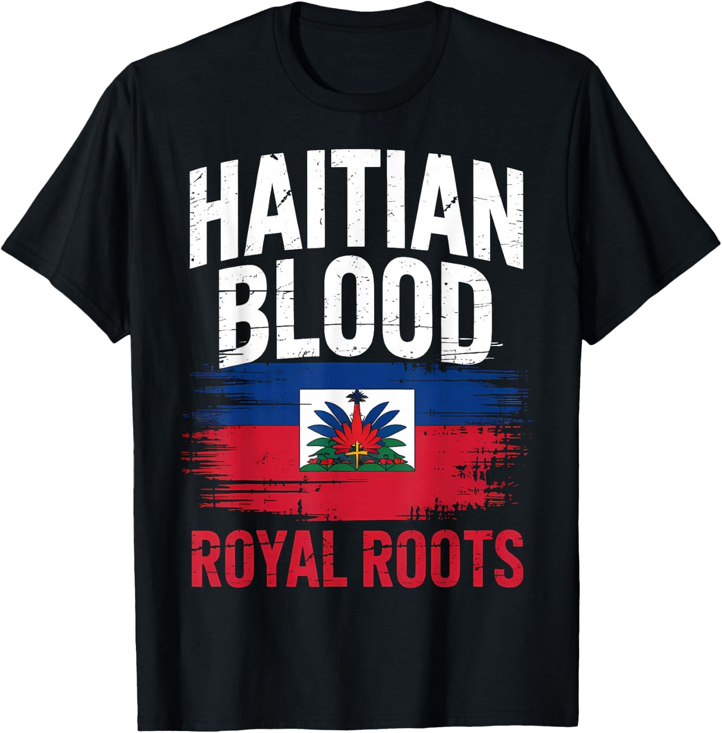 Haitian Roots Haiti Flag Day T-Shirt - T-Shirt | Black