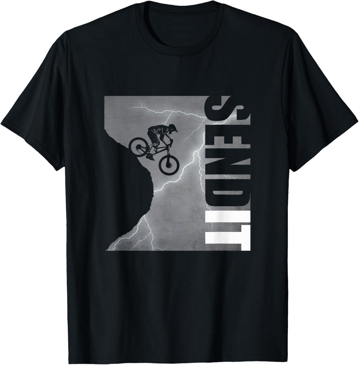 MTB Mountain Bike T-Shirt - T-Shirt | Black