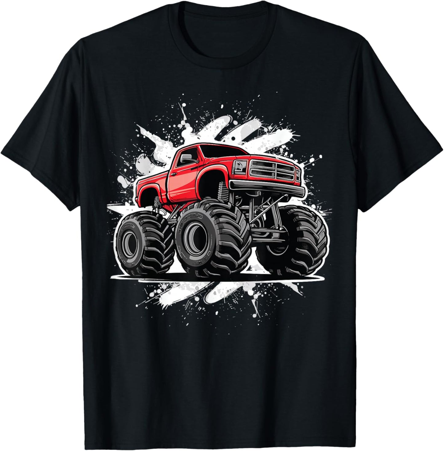 Monster Truck for toddlers Youth & Adults T-Shirt - T-Shirt | Black
