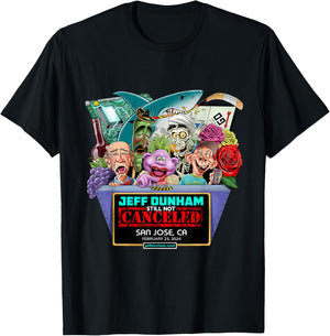 Jeff Dunham San Jose, CA (2024) T-Shirt - T-Shirt | Black