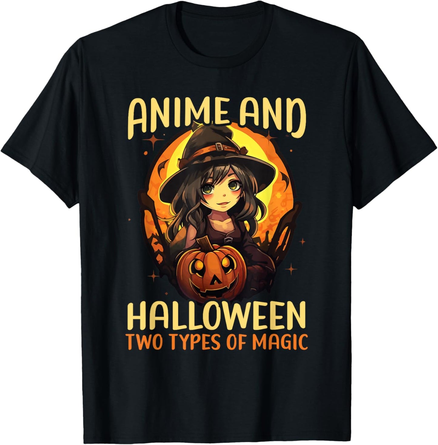 Anime Halloween Kawaii Trick Or Treat Spooky Manga Reader T-Shirt - T-Shirt | Black