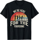 We're Here For The Foursome Golf Fun T-Shirt - T-Shirt | Black