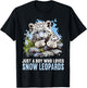 Just a Boy who loves Snow Leopards Lovers Snow Leopard T-Shirt - T-Shirt | Black