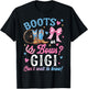 Boots or Bows Gender Reveal Decorations Gigi Loves You T-Shirt - T-Shirt | Black