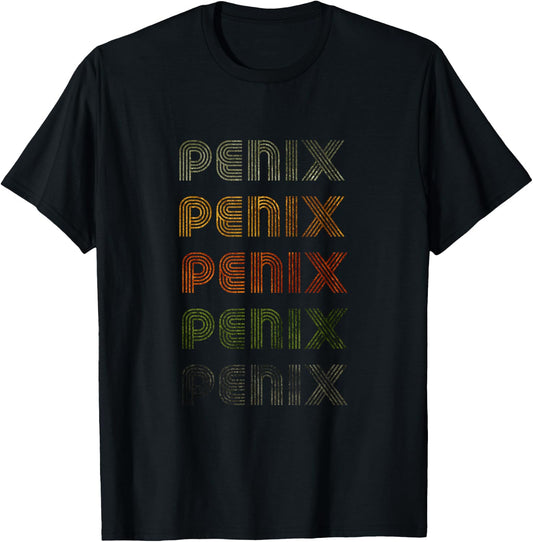 Love Heart Penix Grunge Vintage Style Black Penix T-Shirt - T-Shirt | Black