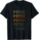 Love Heart Penix Grunge Vintage Style Black Penix T-Shirt - T-Shirt | Black