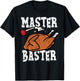 Thanksgiving Master Baster Funny Turkey Day Fall Men Boys T-Shirt - T-Shirt | Black