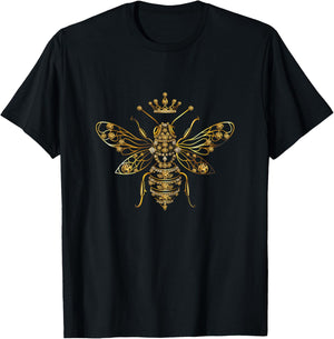 Queen Bee Jewellery Jewels Sweet Beekeeping Beekeeper T-Shirt - T-Shirt | Black