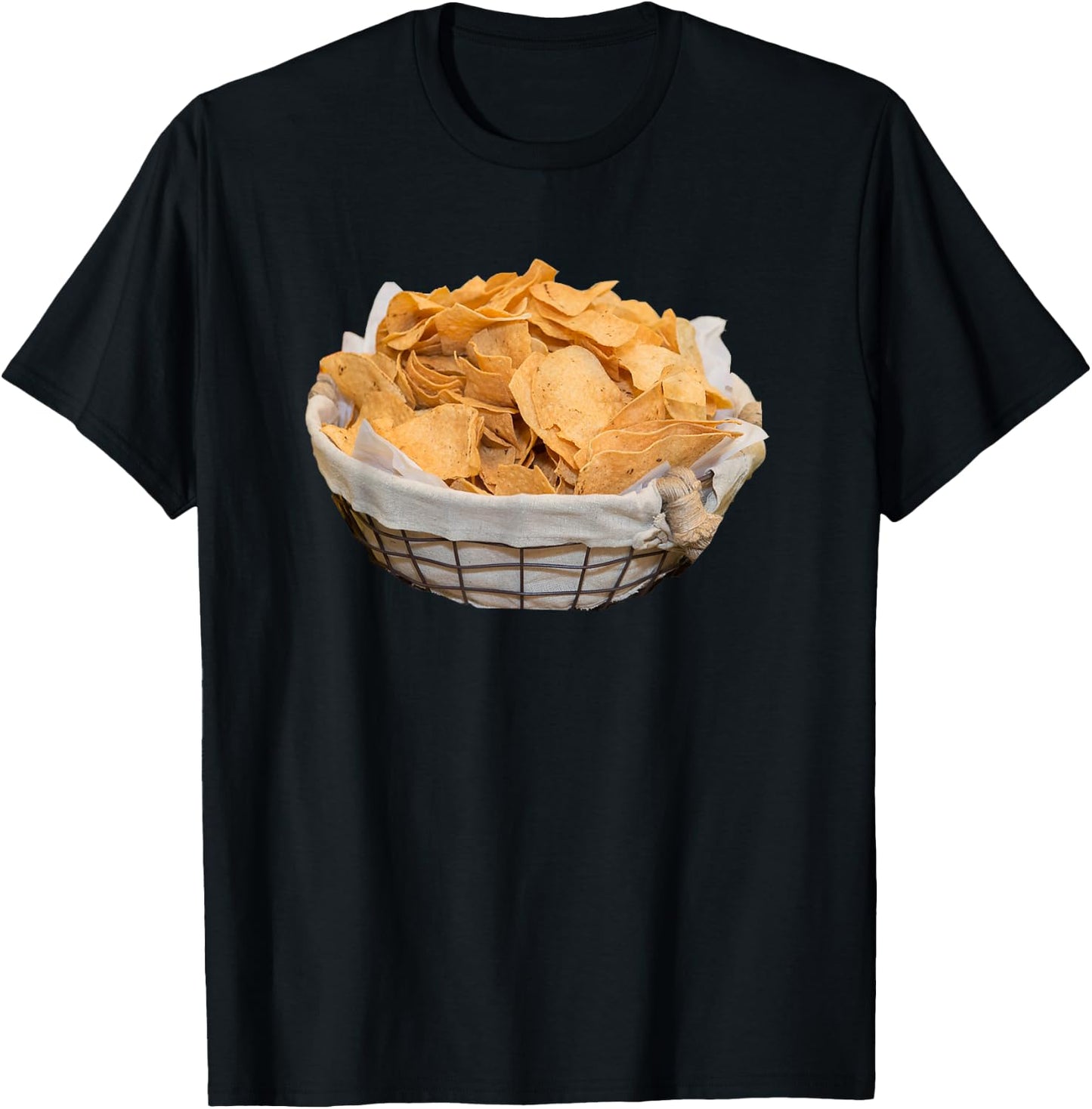 Tortilla Chips Halloween Costume Crunchy Corn Chips Snack T-Shirt - T-Shirt | Black