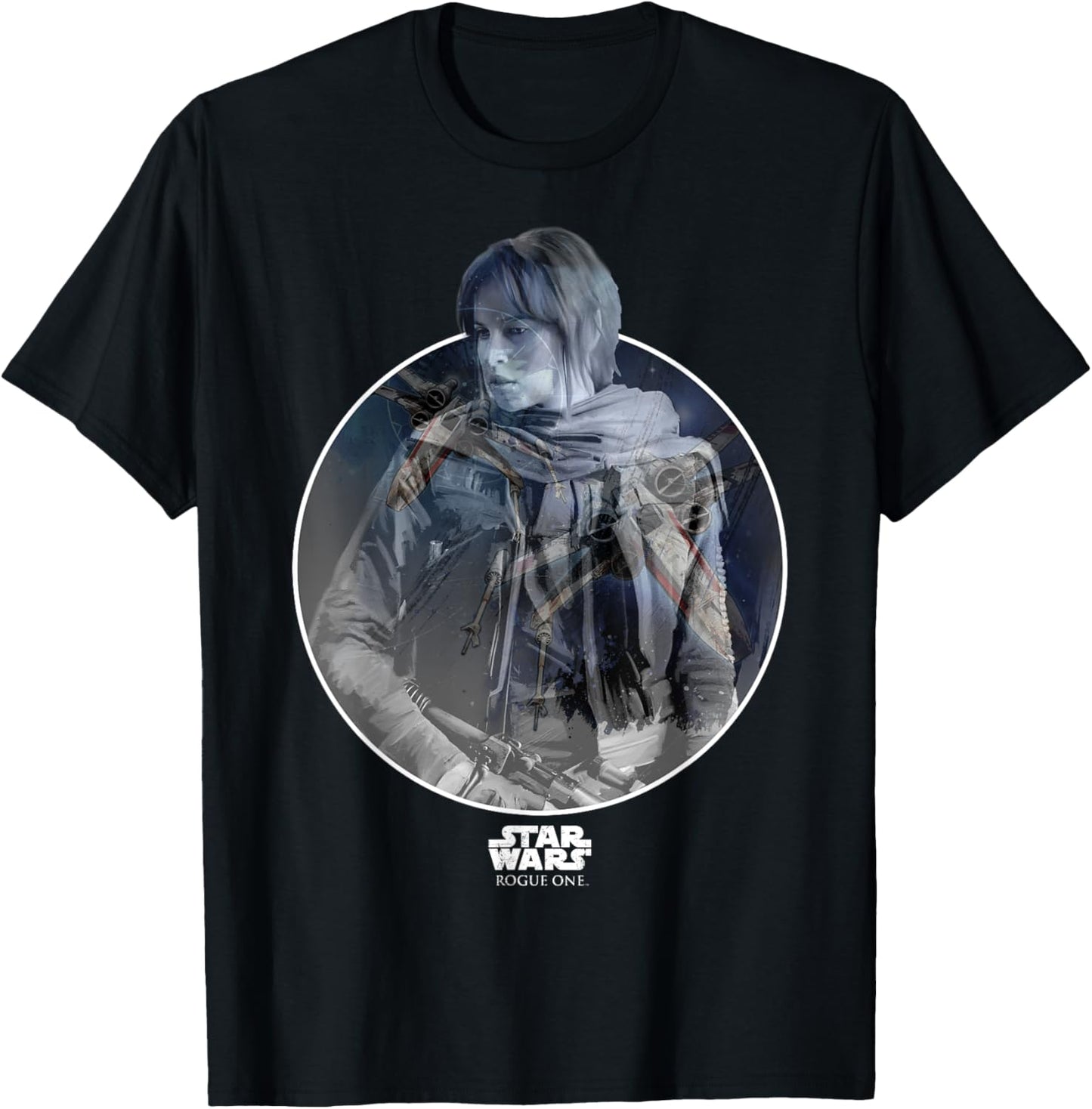 Star Wars Rogue One Jyn Erso X-Wing T-Shirt - T-Shirt | Black
