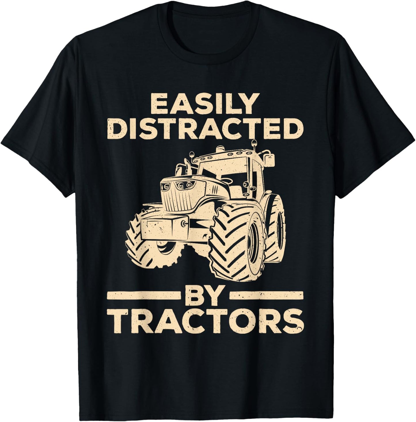 Tractor Art Women Farming Agriculture Farmer Truck T-Shirt - T-Shirt | Black