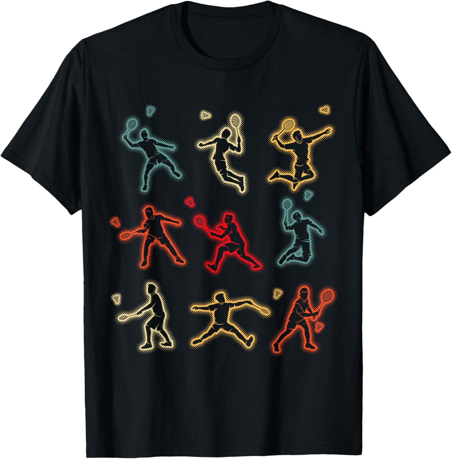 Badminton Shuttlecock Kids Youth Boys T-Shirt - T-Shirt | Black