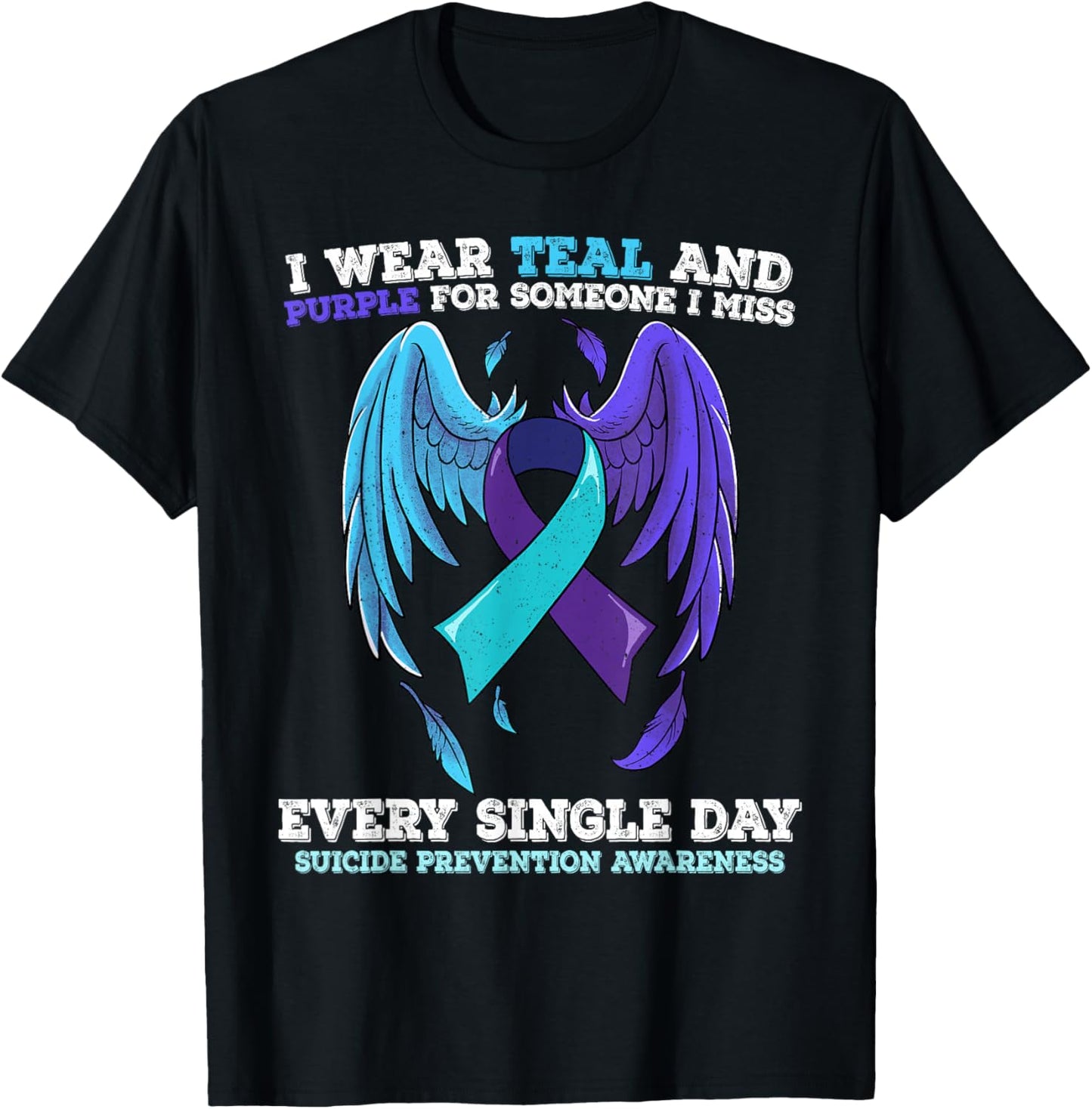 Suicide Prevention Awareness T-Shirt - T-Shirt | Black