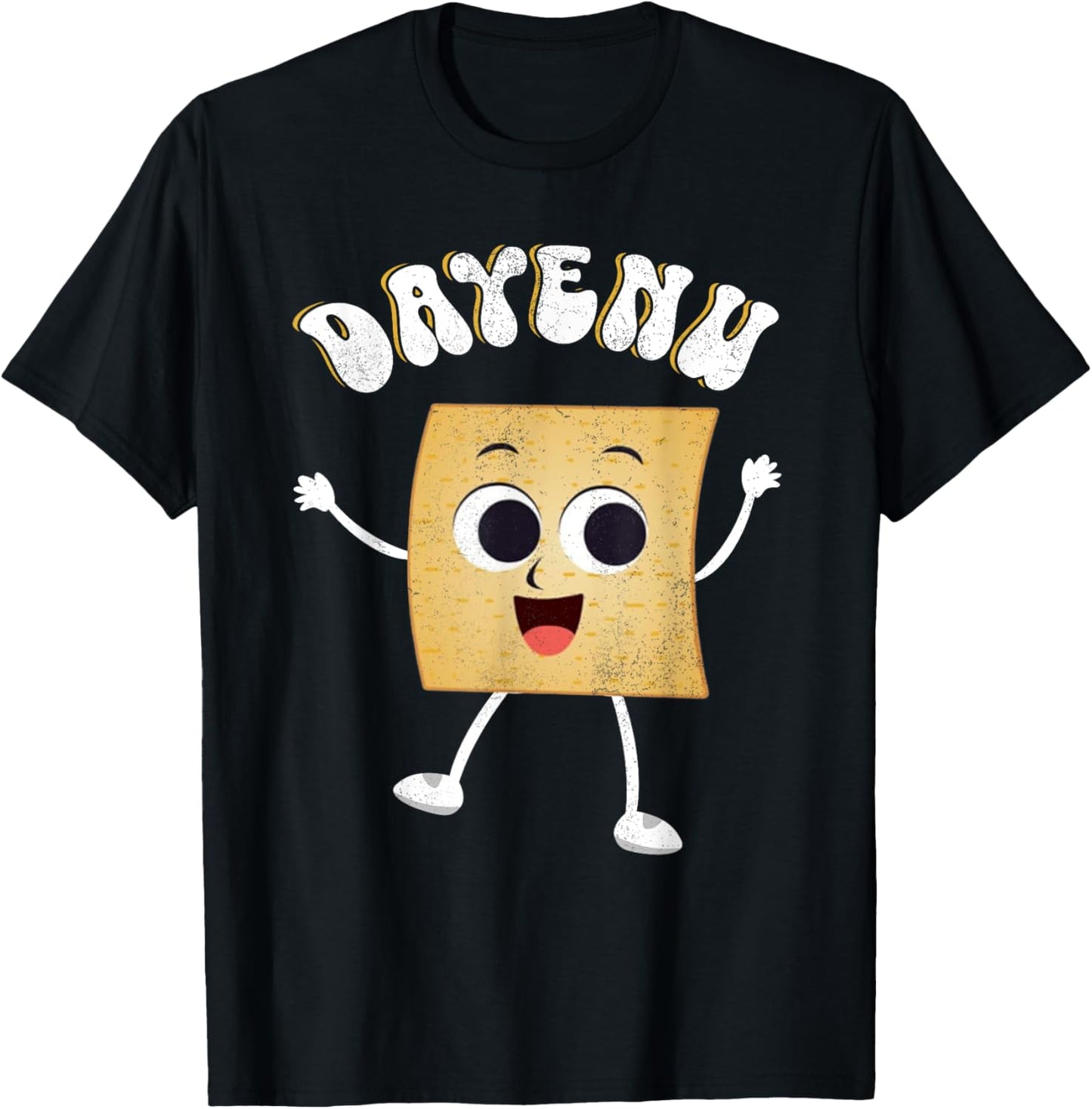 Dayenu Happy Passover Matzah Flatbread Funny Holiday T-Shirt - T-Shirt | Black